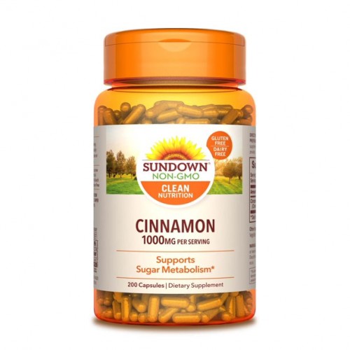 Sundown Naturals® Cinnamon 1000 mg, 200 Capsules
