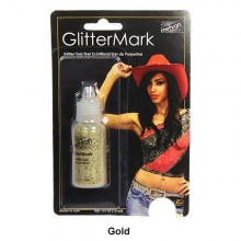Mehron Face & Body Glitter Mark Gold