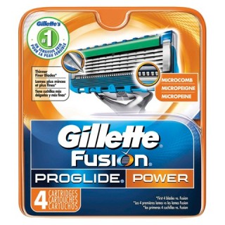Gillette Razor Fusion, Proglide Power, 4's