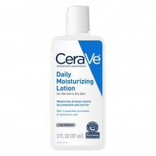 CeraVe Daily Moisturizing Lotion 3oz Face & Body Lotion for Dry Skin with Hyaluronic Acid
