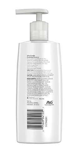 Olay Gentle Foaming Face Cleanser Fragrance-Free 6.7fl oz