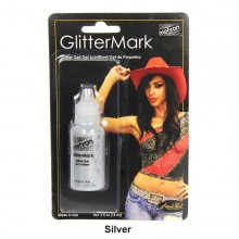 Mehron Face & Body Glitter Mark Silver