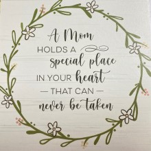 Plaque-A Mom Holds Special Place