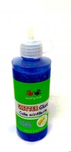 Glitter Glue Bottle Neon Blue 125ml