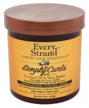 Every Strand Earthy Hair Essentials Simply Curls Professional Curling Creme 15oz