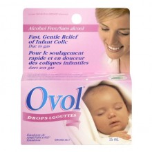 OVOL Infant DROPS for Fast & Gentle Relief of Infant Colic Gas 15 ml