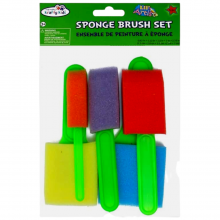 Krafty Kids Sponge Brush Set, 5 pc