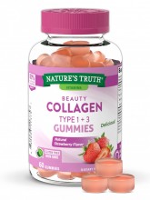Nature's Truth Beauty Collagen Type 1 + 3 Gummies - 60ct