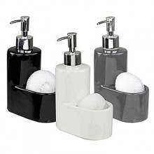 Soap Dispenser W/Sponge Asst