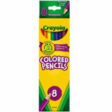 Crayola Colored Pencils, 8 ct