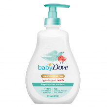 baby Dove Sensitive Skin Care, Hypoallergenic Wash, 13oz