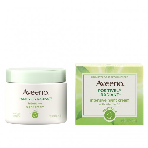 Aveeno Positively Radiant Intensive Night Cream, 1.7oz