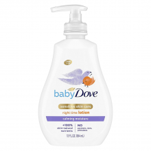 baby Dove Sensitive Skin Care, Night Time Lotion, 13oz