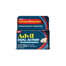 Advil Dual Action w/Acetaminophen
