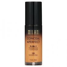 Milani Conceal+Perfect 2-in-1 Golden Tan, 1oz