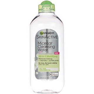 Garnier SkinActive Micellar Cleansing Water All-in-1 Cleanser & Makeup Remover for Oily Skin, 13.5oz