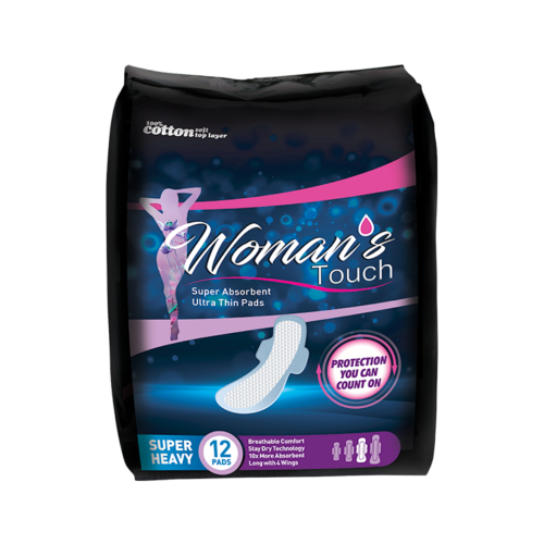 Woman's Touch Super Absorbent Ultra thin Pads , Super Heavy