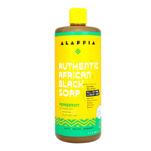 Alaffia Authentic African Black Soap Peppermint