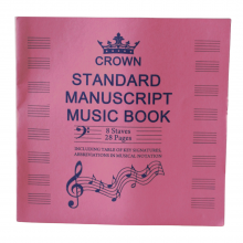 Standard Manuscript Music Book