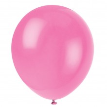 72 Count Balloons, 12-Inch, Bubblegum/Hot Pink