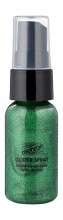Mehron Makeup Hair and Body GlitterSpray (1 oz) (Green)
