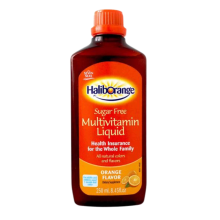 Haliborange Sugar Free Multivitamin Liquid, Orange Flavor, 8.45oz