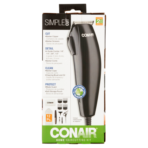 Conair Home Hair Cutting Kit, 12 pcs