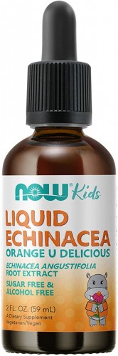 NOW Supplements, Kids Liquid Echinacea, Immune System Support, Formulated for Kids, 2 Fl Ounce