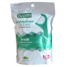 GUM Professional Clean Flosser Sticks, 150 ct