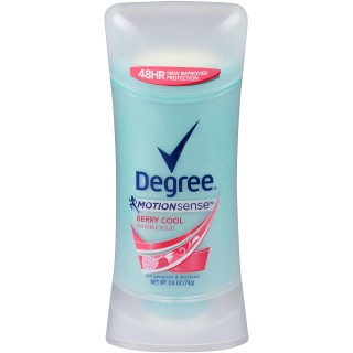 Degree Motionsense Berry Cool Invisible Solid, 2.6 Oz