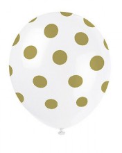 Unique Latex Polka Dot Balloons, 12