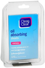 Clean & Clear Oil-Absorbing Sheets, 50-Count Sheets