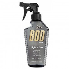 Bod Man Fragrance Body Spray, Lights Out, 8 Oz