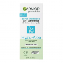 Garnier Green Labs Hyalu-Aloe Super Hydrating 3in1 Serum Gel 2.4FL