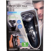 Coby Proform Max Rechargeable Cordless Shaver