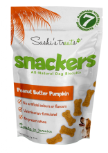 Sashi's Treats- Snackers All Natural Dog Biscuits Peanut Butter Pumpkin