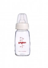 Pigeon Peristaltic Nipple Bottle Glass 120ml/4oz