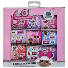 LOL Surprise 9 Roll Sticker Box