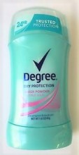 Degree Dry Protection Sheer Powder Invisible Solid, 1.6 Oz