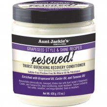 Aunt Jackie's Grapeseed Style & Shine Recipes Rescued Thirst Quenching Recovery Conditioner, 15oz