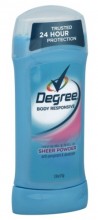 Degree Body Responsive Sheer Powder Anti-Perspirant Deodorant 2.6 oz