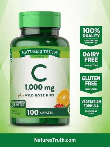 Nature's Truth Vitamin C 1000 mg, 100 Count