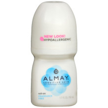 Almay Sensitive Skin Anti-Perspirant Fragrance Free Roll-On, 1.7oz