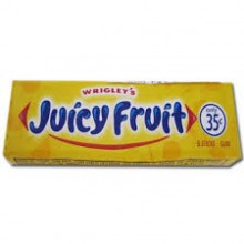 Wrigley's Juicy Fruit Gum, 5 Sticks