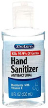 XtraCare Fragrance-Free Hand Sanitizer, 8 Oz