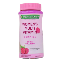 Nature's Bounty Optimal Solutions Women's Multivitamin Gummies Raspberry Flavor, 80 Count