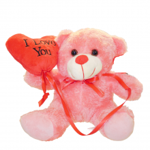 Bear w/ 'I Love You' Heart Balloon, 8