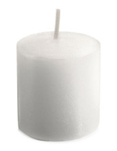 Candle 10 Hr Votive White Unsc