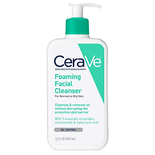 Cerave Foaming Facial Cleanser for Oily Skin 12 oz