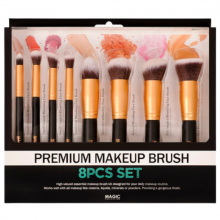 Magic Collection Premium Makeup Brush Set, 8 pcs